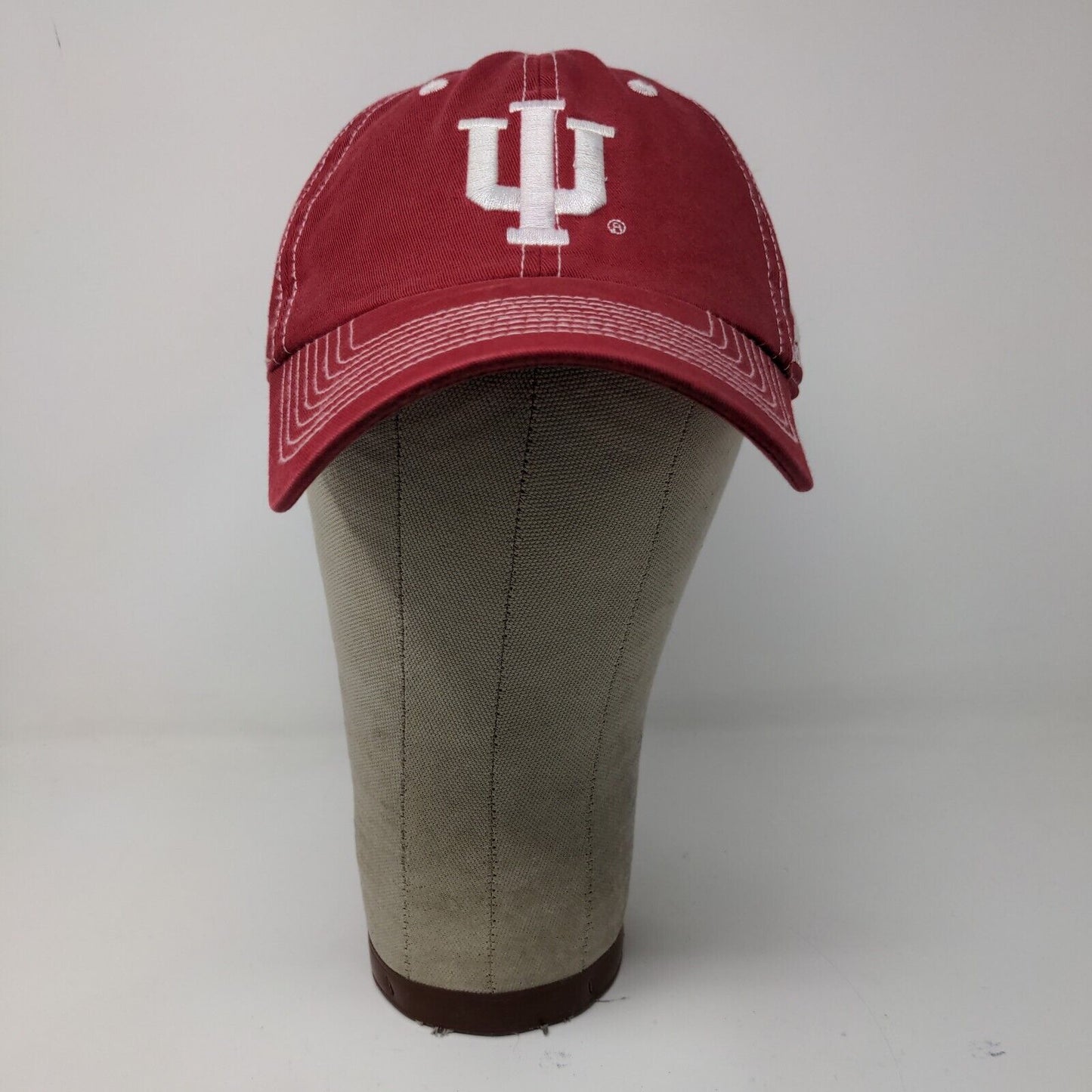 Adidas Indiana University Hoosiers Slideback Hat Red OSFM Embroidered Logo