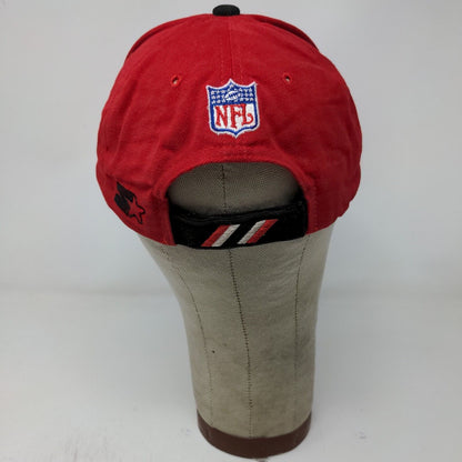 Starter Mens NFL Pro Line Tampa Bay Buccaneers Strapback Hat Red Embroidered