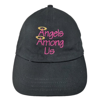 Hyp Hats Men's Slideback Cap Black Size OSFA Embroidered Angels Among Us Logo