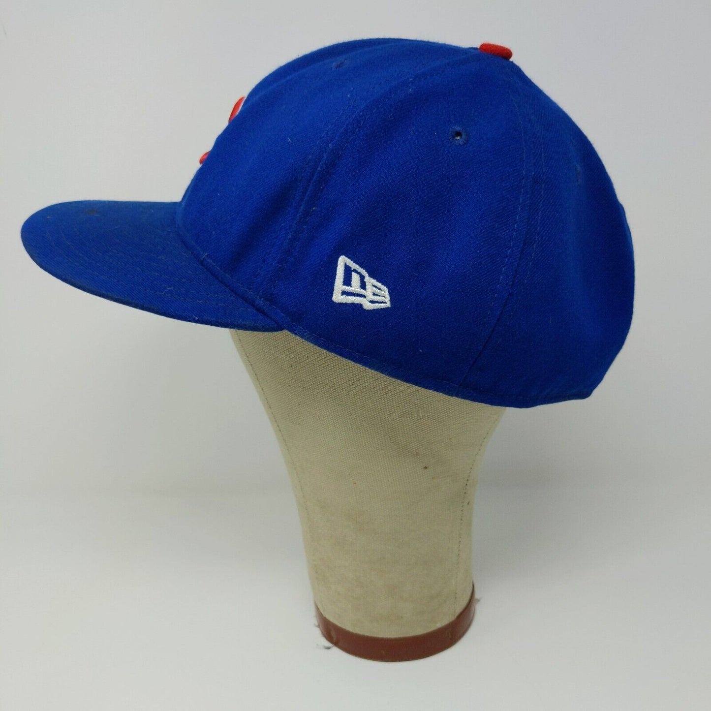 MLB Chicago Cubs New Era 59Fifty MLB Fitted Baseball Cap Size 7 7/8 Embroidered