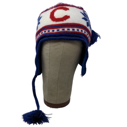 47 Brand Boys Chicago Cubs Knit Beanie Hat Blue White Embroidered Logo