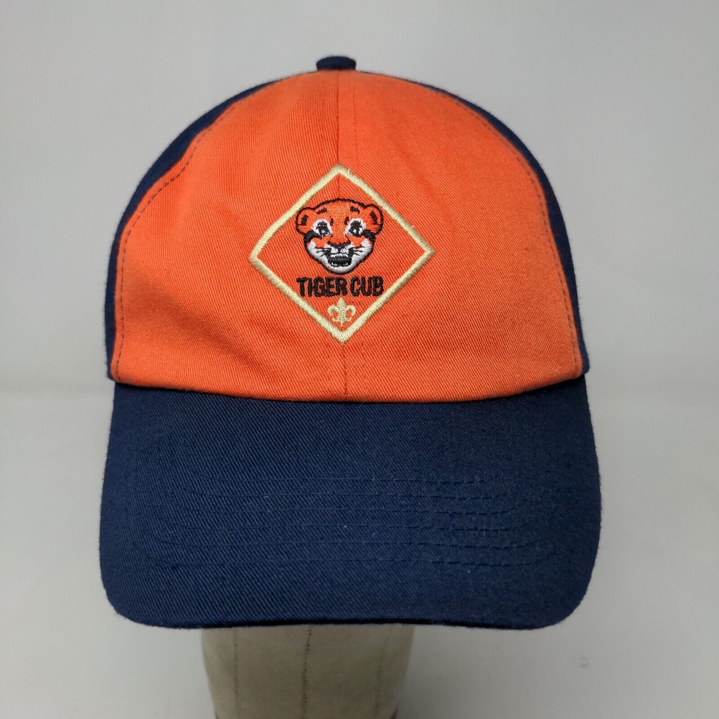 Boy Scouts Boys Tiger Cubs Strapback Hat Blue Embroidered Logo Cub Scouts