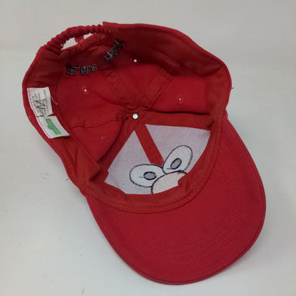 Sesame Street Boy's Stretchy Hat Red Elmo Gear Embroidered Face Cotton