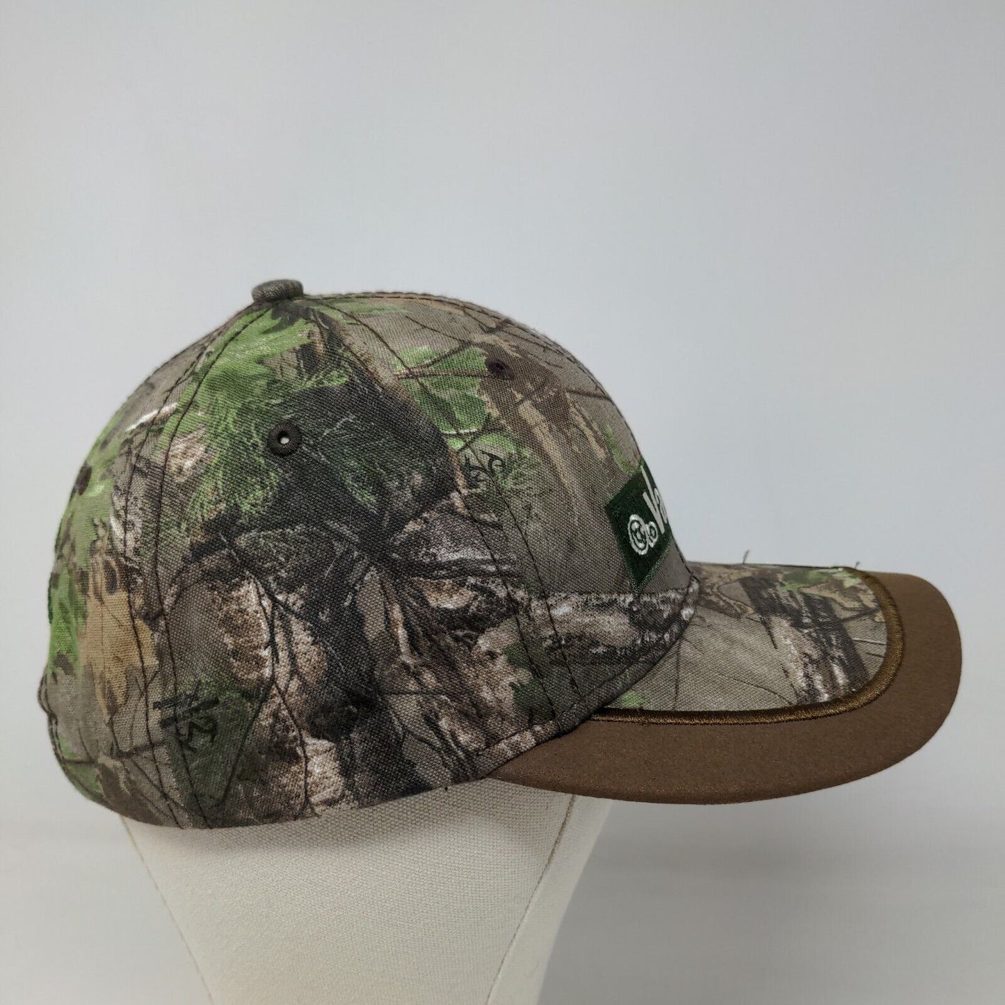 Vaughan Men's Slideback Hat Brown Camo Size OSFA Embroidered Logo Chopper Pumps