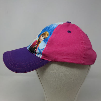 Disney Girls Frozen Snapback Hat Multicolor Size OS Graphic Logo Elsa Anna Olaf