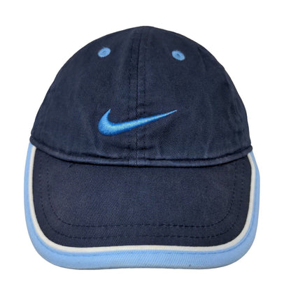 Nike Toddler Strapback Hat Blue Adjustable Embroidered Swoosh Logo Cotton