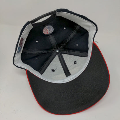 Little League Mens Vintage 2001 Central Regional Hat Black Red OSFA Snapback