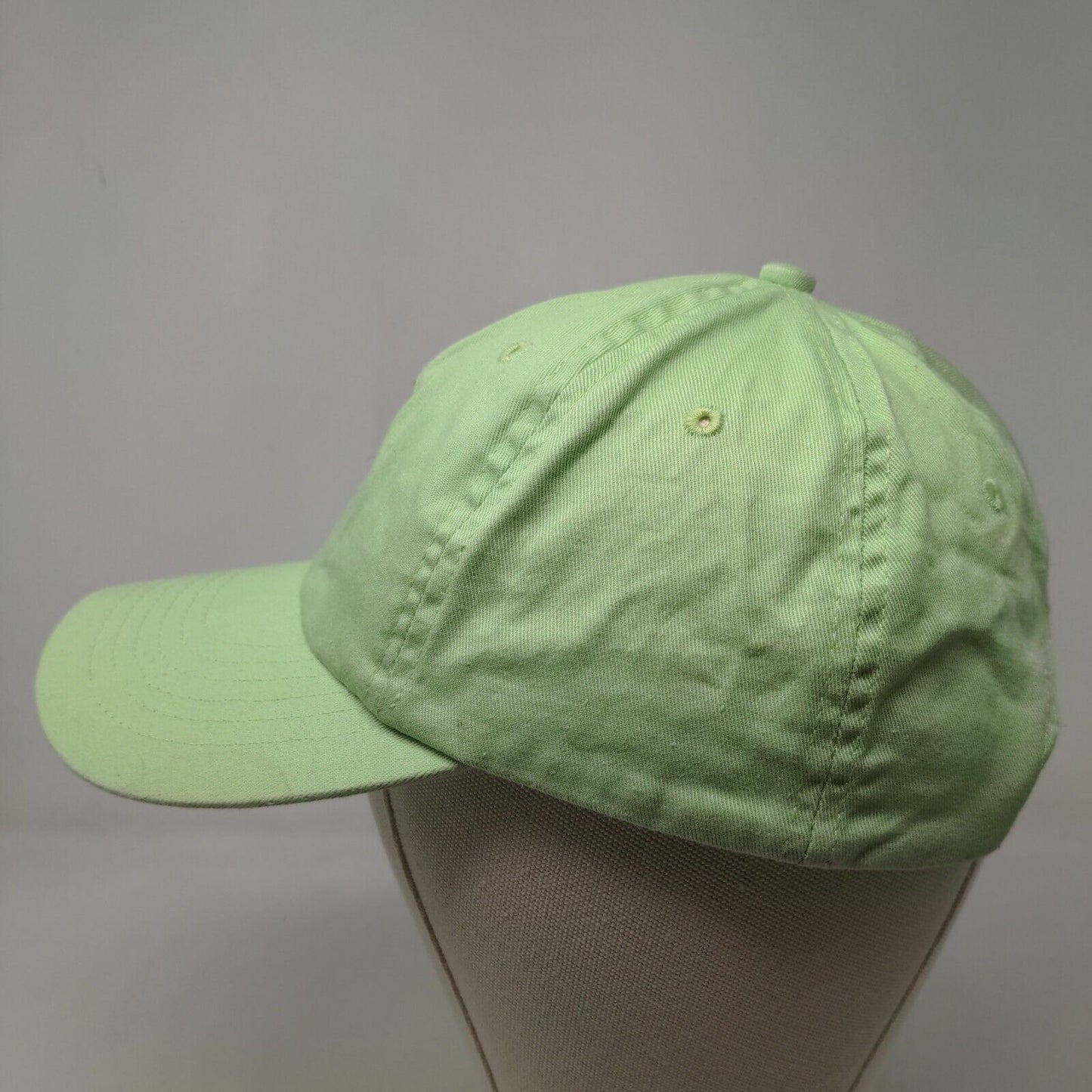 Unbranded Men's Slideback Hat Green Adjustable Embroidered Hula Girl Logo