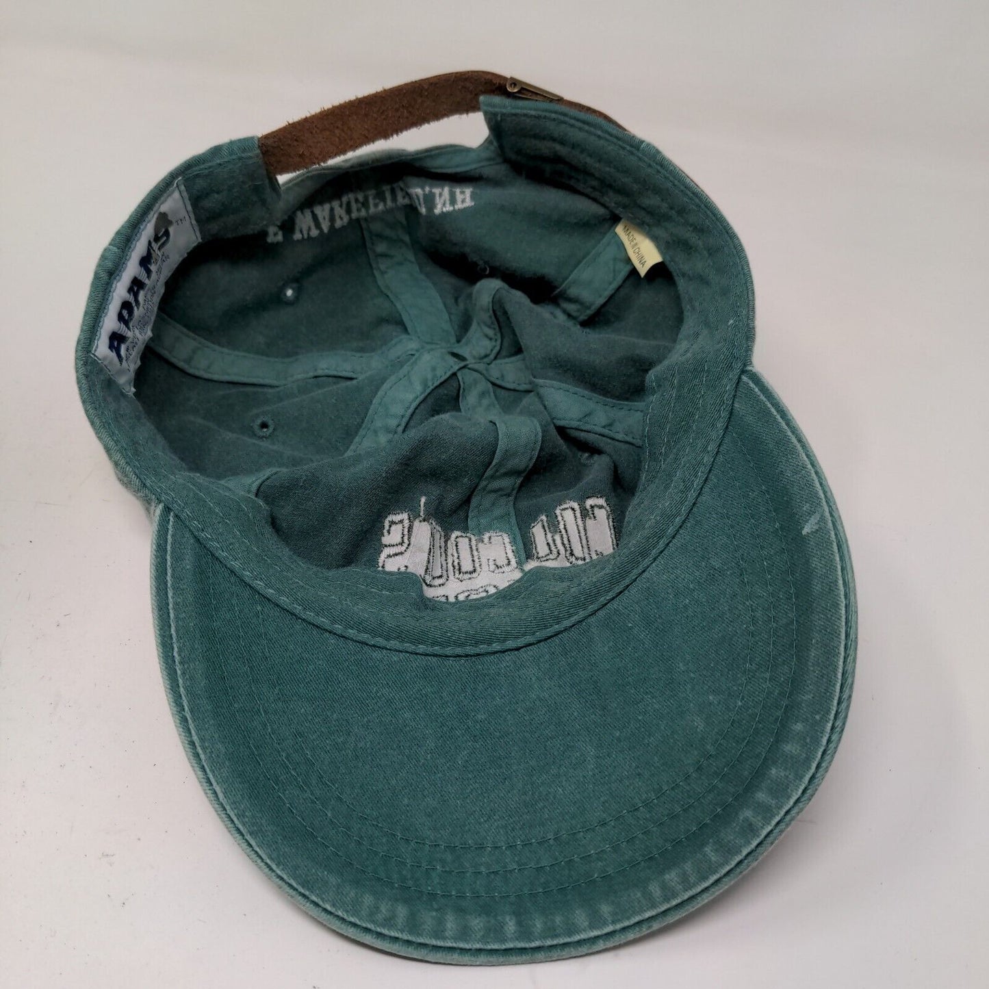 Adams Men's Slideback Hat Blue Green Adjustable Coo Coo's Nest Wakefield NH