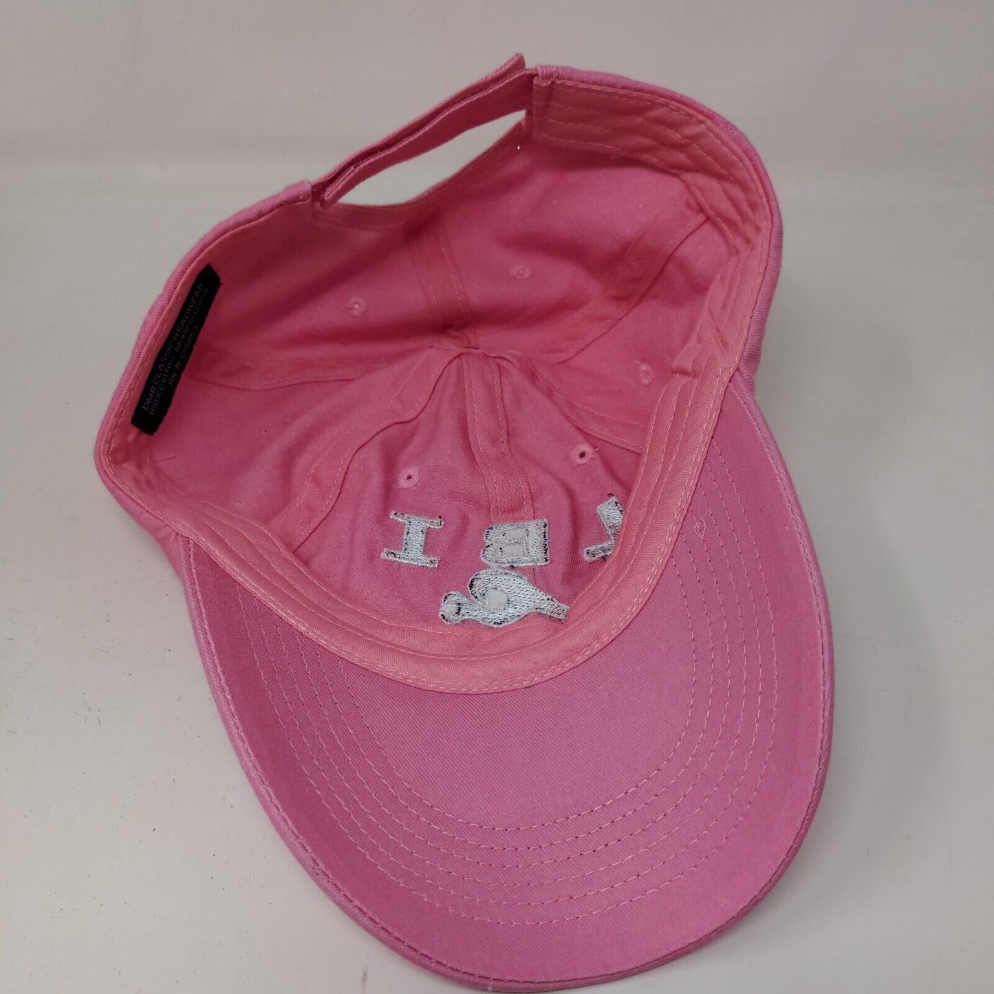 DMR Classic Women's Strapback Hat Pink Adjustable Long Beach Island Tourist Cap