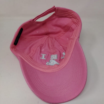 DMR Classic Women's Strapback Hat Pink Adjustable Long Beach Island Tourist Cap