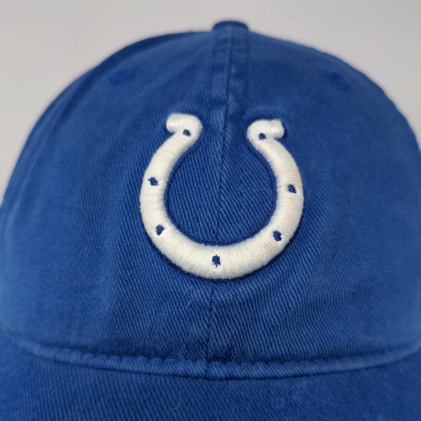 NFL Team Apparel Indianapolis Colts Reebok Flexfit Blue Official Hat Cap OSFA