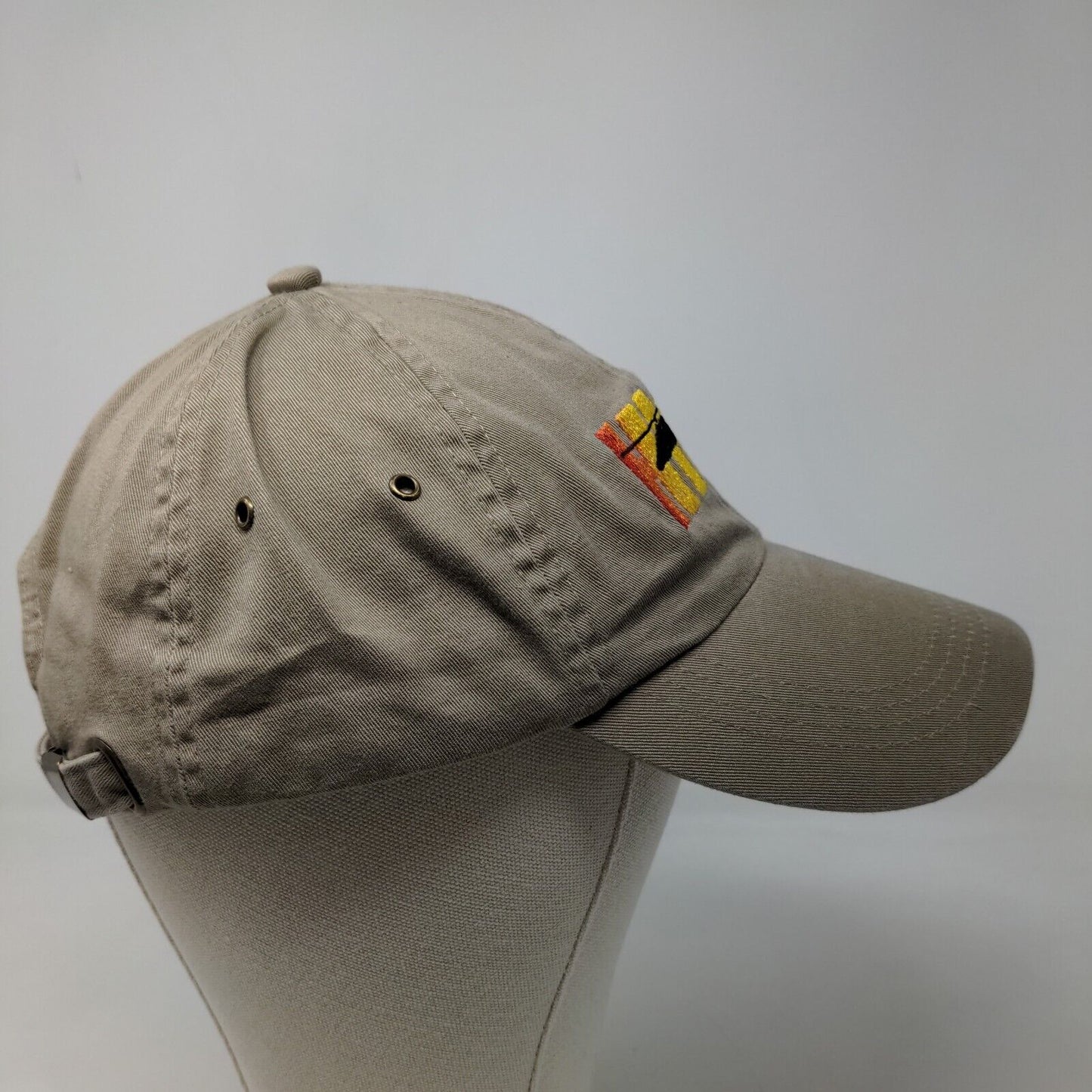 Anvil Men's HISS Helicopter Shipping Slideback Hat Tan Adjustable Embroidered