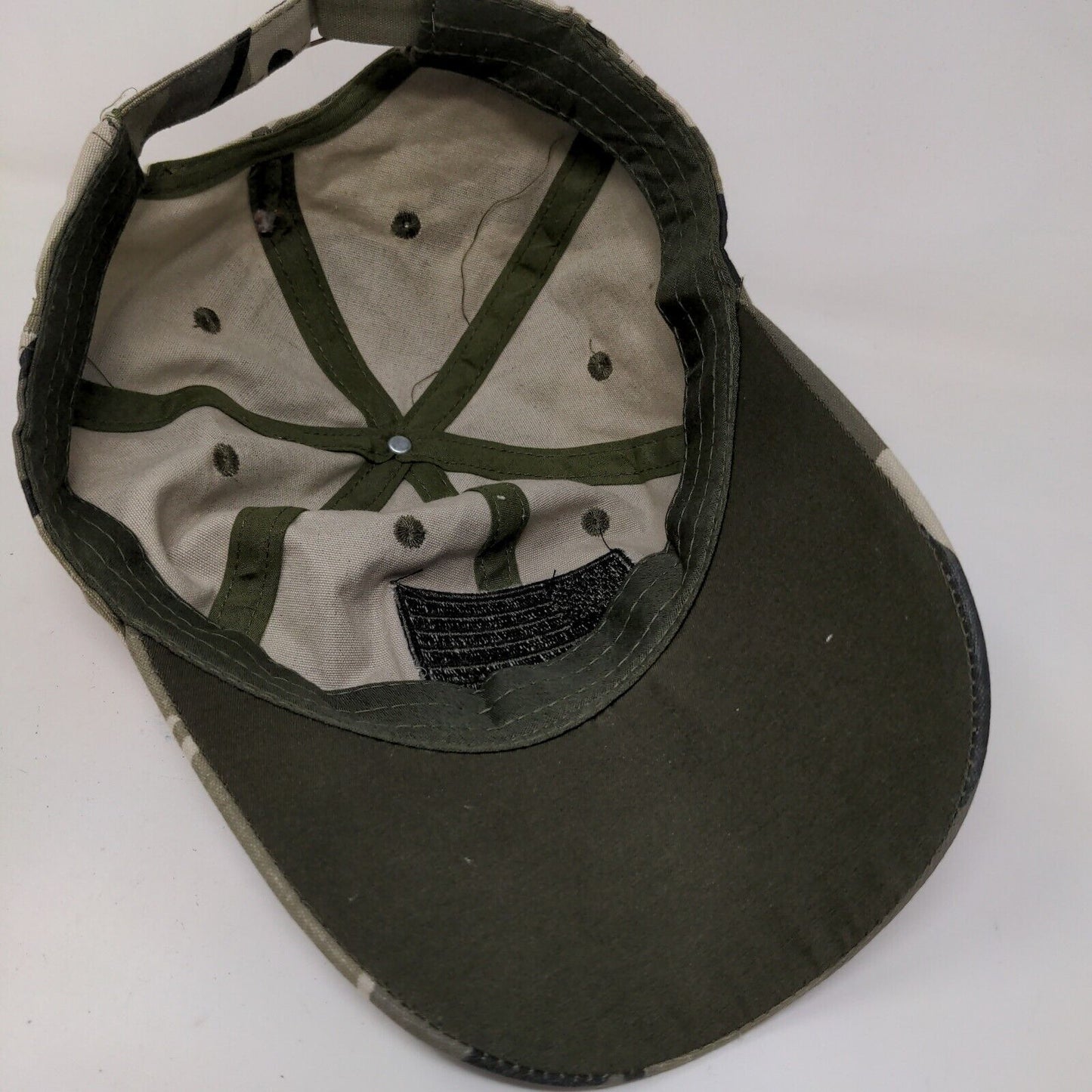 Unbranded Men's Slideback Camouflage Hat Adjustable Embroidered Flag Patriotic