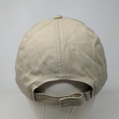 Unbranded Men's Strapback Hat Tan Adjustable Blank Vent Holes