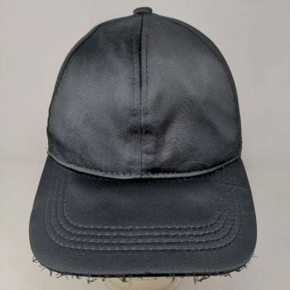 Unbranded Women's Slideback Hat Black OS 100% Polyester Adjustable Blank