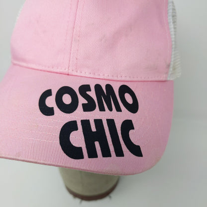 Cosmo Chic Snapback Meshback Hat Graphic Spell Out OSFA SEE DESC