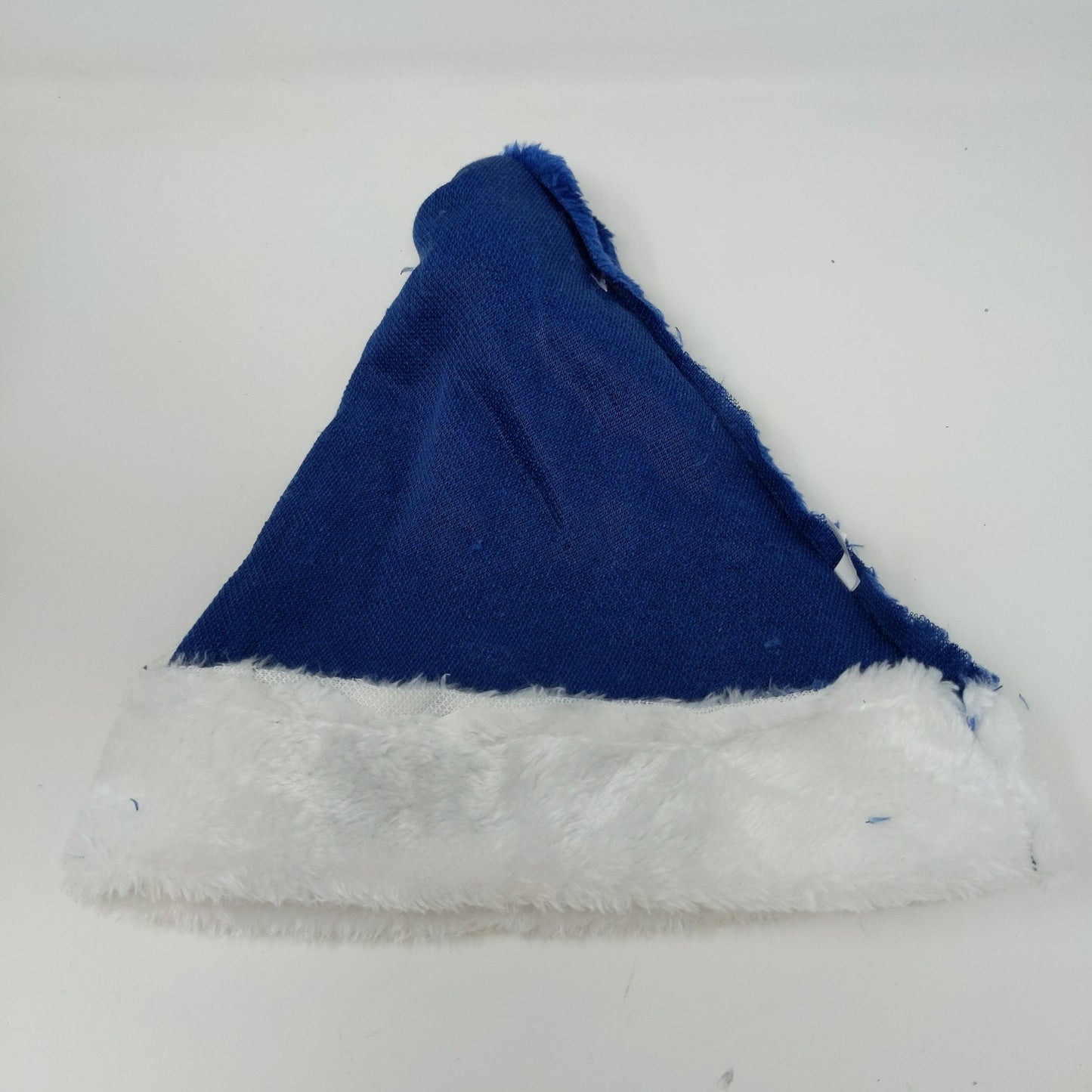 NFL Official Indianapolis Colts Santa Hat Soft Fuzzy Embroidered Blue & White