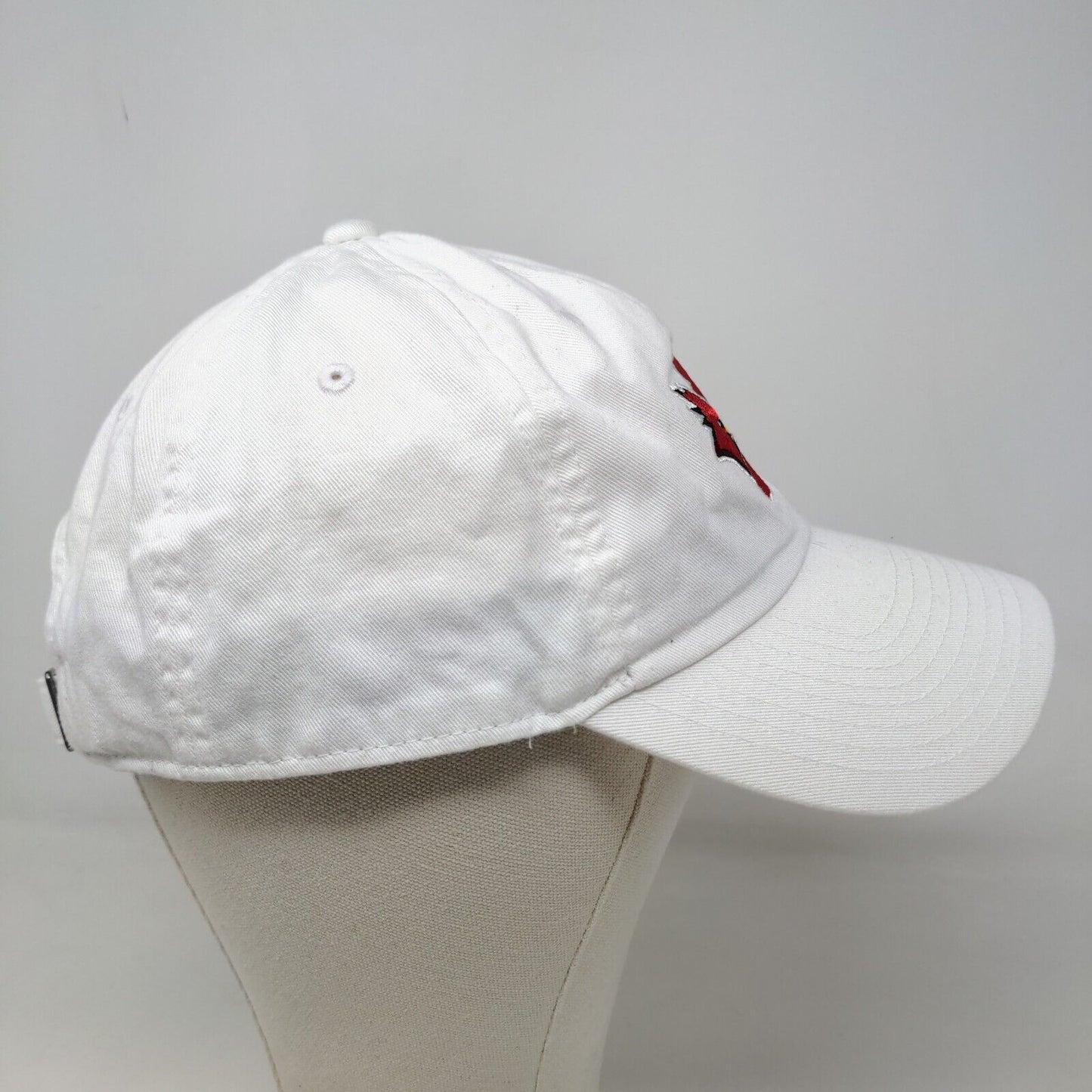 Nike Dri Fit Heritage86 Men's Slideback Hat White Size OSFM Embroidered Cardinal