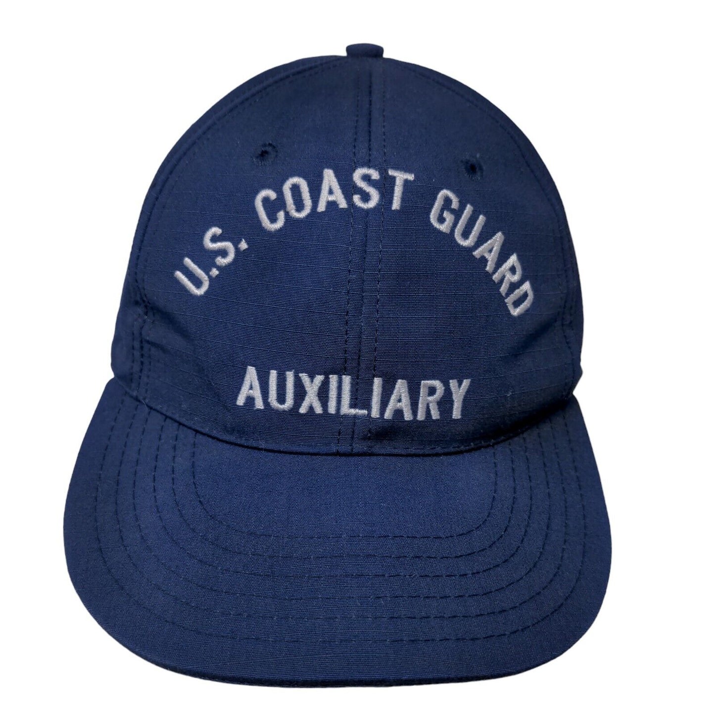 U.S. Coat Guard Auxiliary Mens Strapback Hat Blue Size L 7 1/4 - 7 1/2 Unionwear