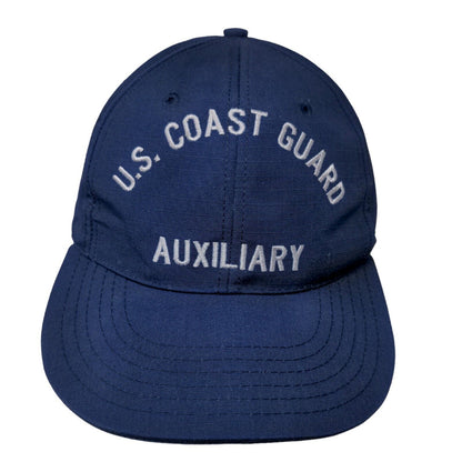 U.S. Coat Guard Auxiliary Mens Strapback Hat Blue Size L 7 1/4 - 7 1/2 Unionwear