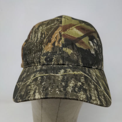 Mossy Oak Break Up Men's Strapback Camo Hat Green Brown OSFM