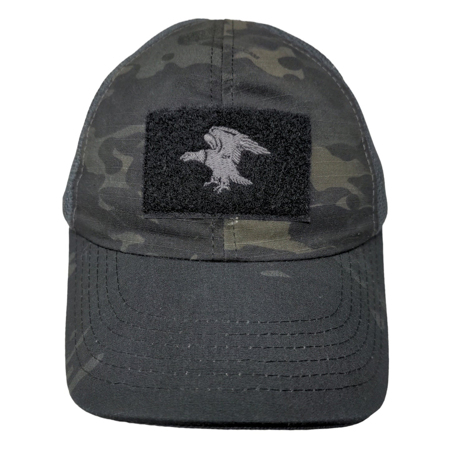 Nine Line Apparel Men's Strapback Mesh Back Hat Green Gray Camo Adjustable