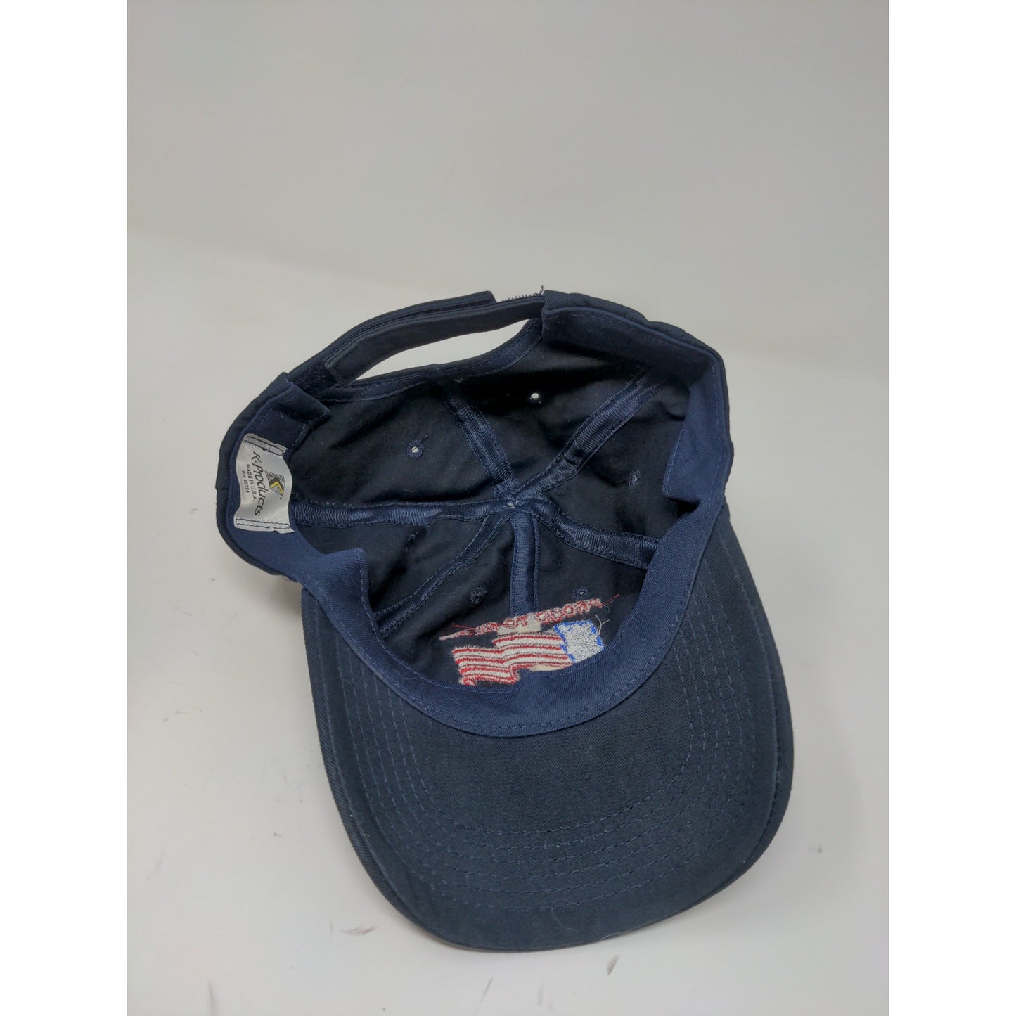 Vintage Allison Transmission Proud to Be an American Patriotic Strapback Hat