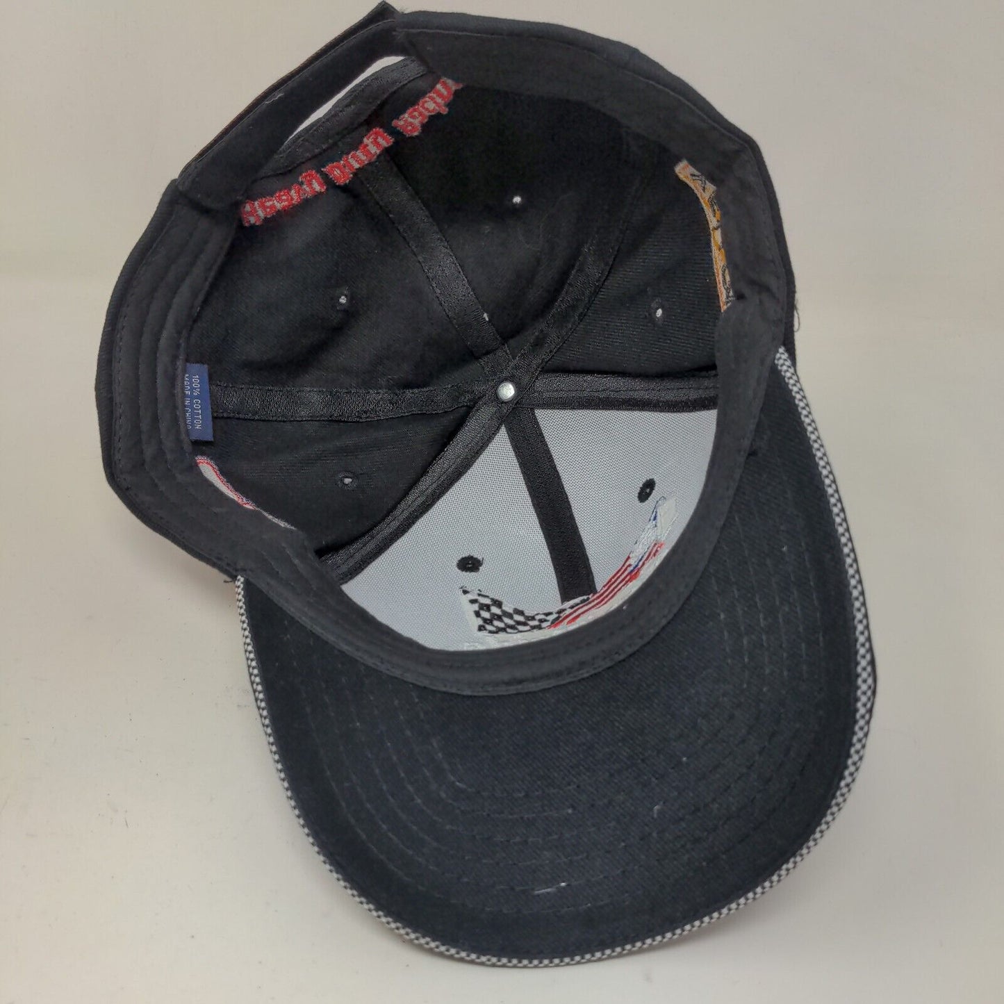 Fleet Pride Motorsports Men's Strapback Hat Black Embroidered #70 Yellow Racing