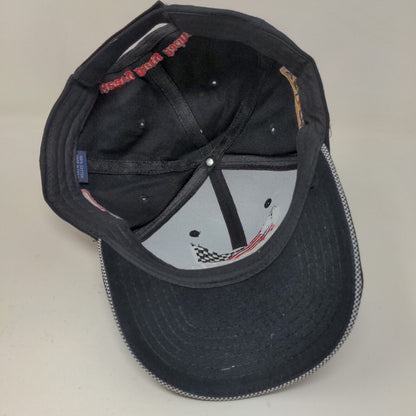 Fleet Pride Motorsports Men's Strapback Hat Black Embroidered #70 Yellow Racing