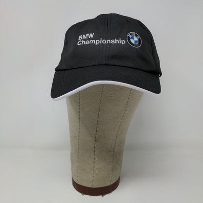 BMW Championship Mens Strapback Hat Black Embroidered Logo Adjustable