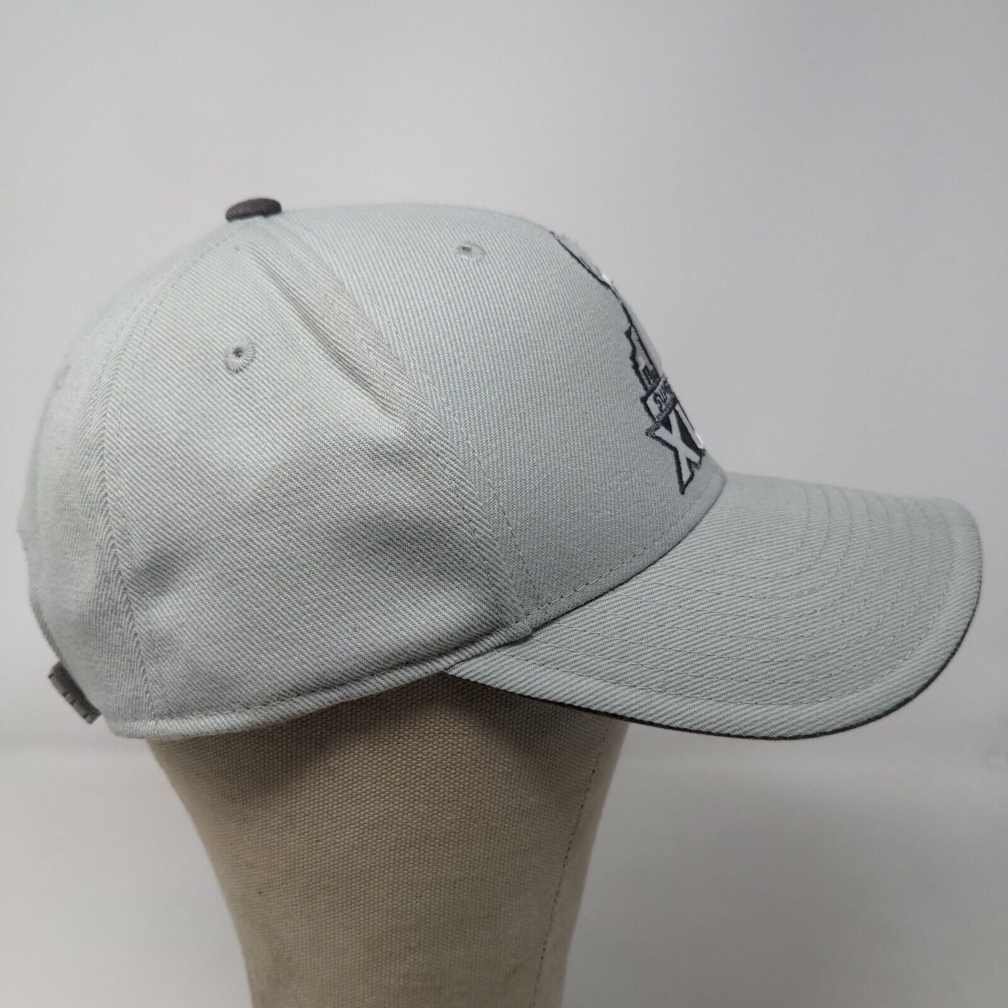 Reebok Men's NFL Super Bowl XLVI Indianapolis Colts Hat Strapback Gray OSFA