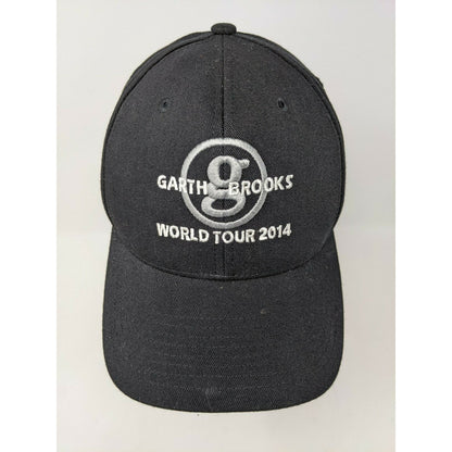 Garth Brooks 2014 World Tour Concert Hat Cap Adjustable Strapback Black