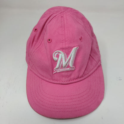 New Era 9twenty Girls Slideback Hat Pink Size Toddler Embroidered Logo