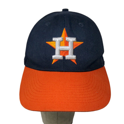 MLB Houston Astros Outdoor Cap Sports Orange Blue Strapback Hat Cap One Size