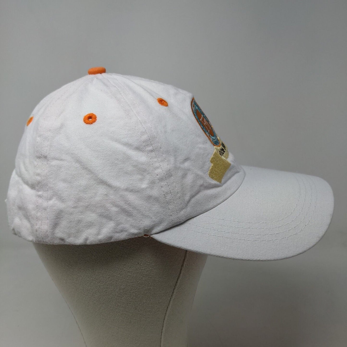 FIP Financial Independence Planning Men's Strapback Hat White Adjustable Logo