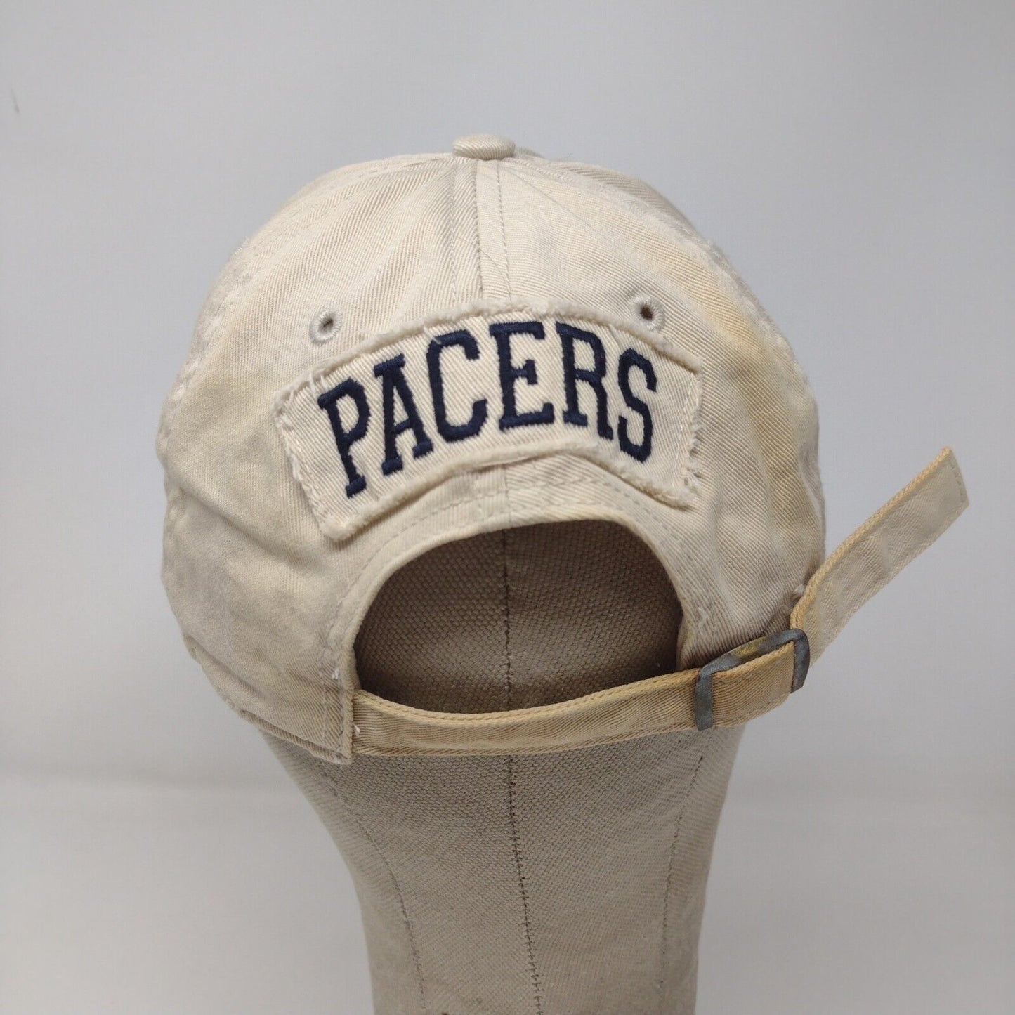 Twins Enterprise Men's Indiana Pacers Slideback Hat Tan OSFA Embroidered