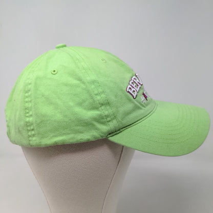 JHats Women's Strapback Hat Green Adjustable Embroidered Bermuda Logo Floral