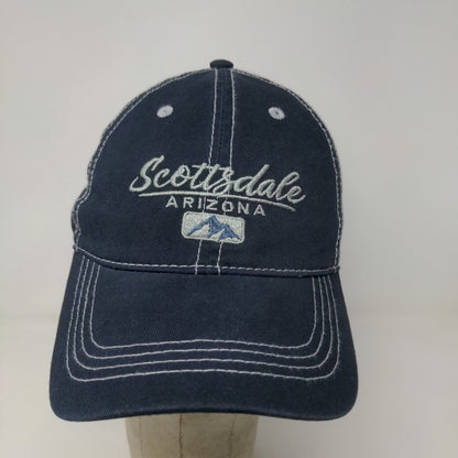 Prairie Mountain Men's Scottsdale Arizona Slideback Hat Blue Embroidered