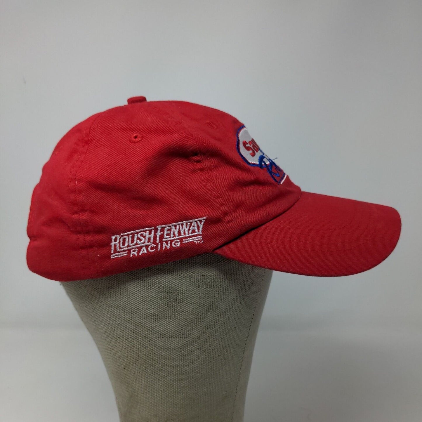 Save a Lot Racing Men's Slideback Hat Red OSFM Embroidered Logo