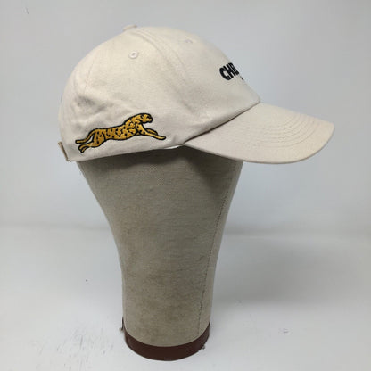 Cheeta USA Strapback Hat Tan Adjustable Embroidered Logo Renu With Style