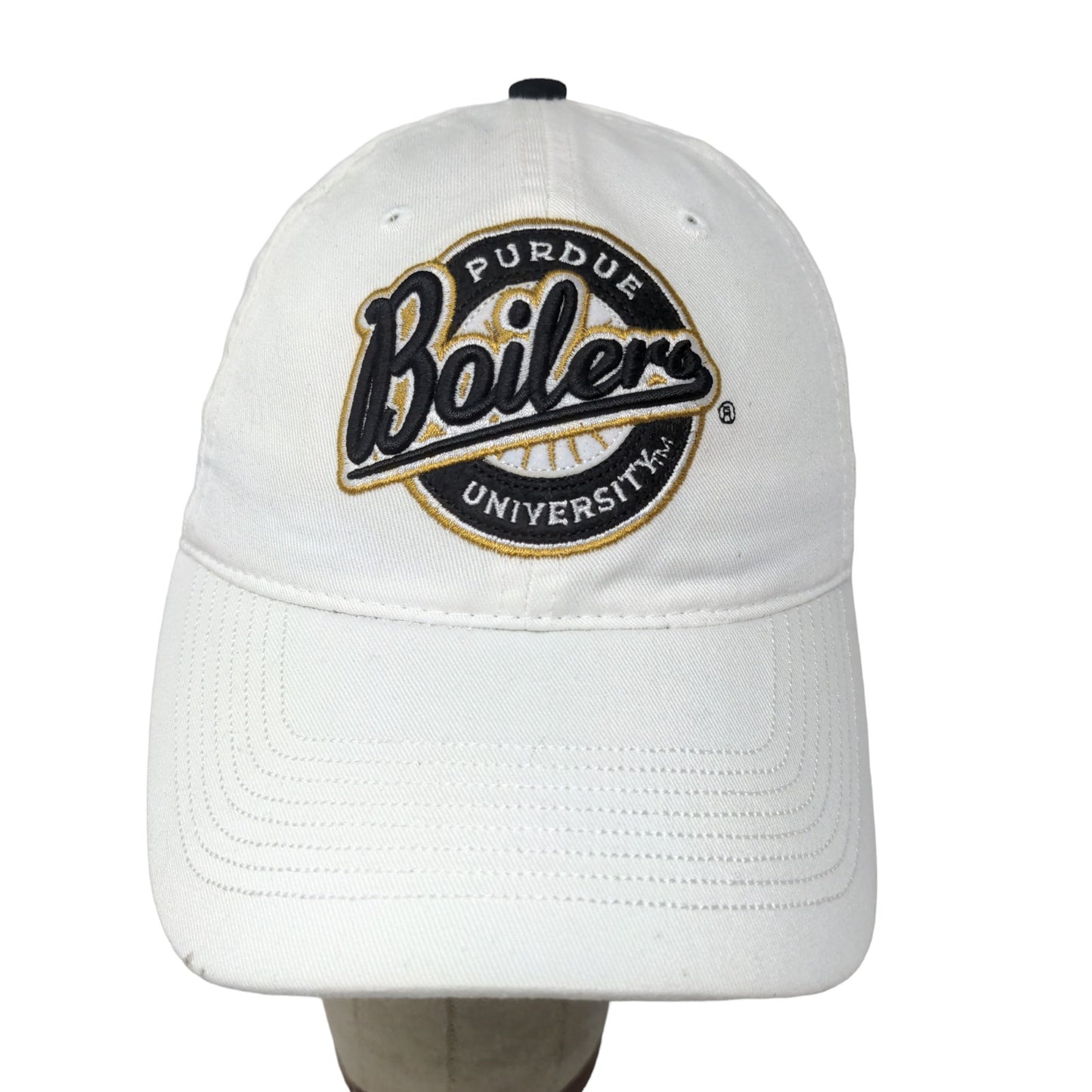 Drew Pearson Purdue Boilermakers Slideback Hat White OSFA Embroidered Logo