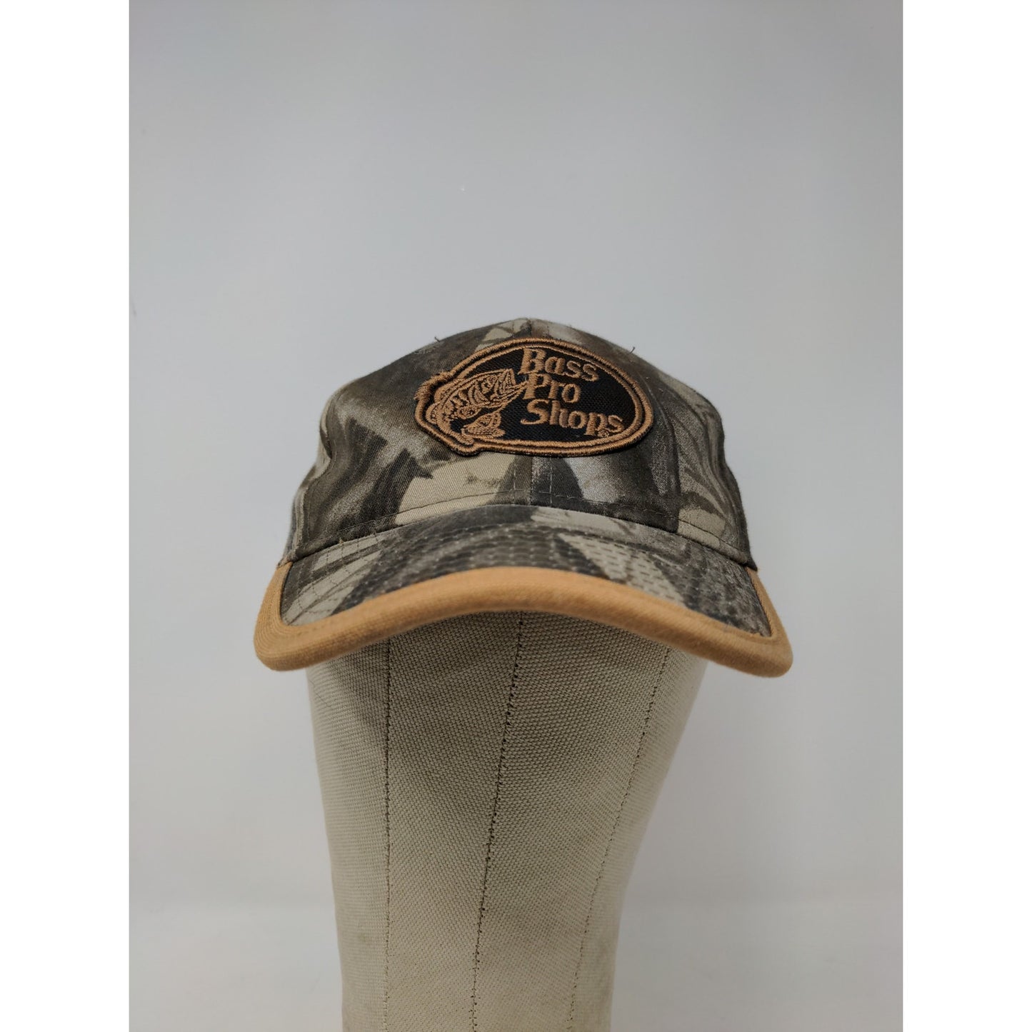 Youth Bass Pro Shops Realtree Hardwood Camo Strapback Hat Patch Logo