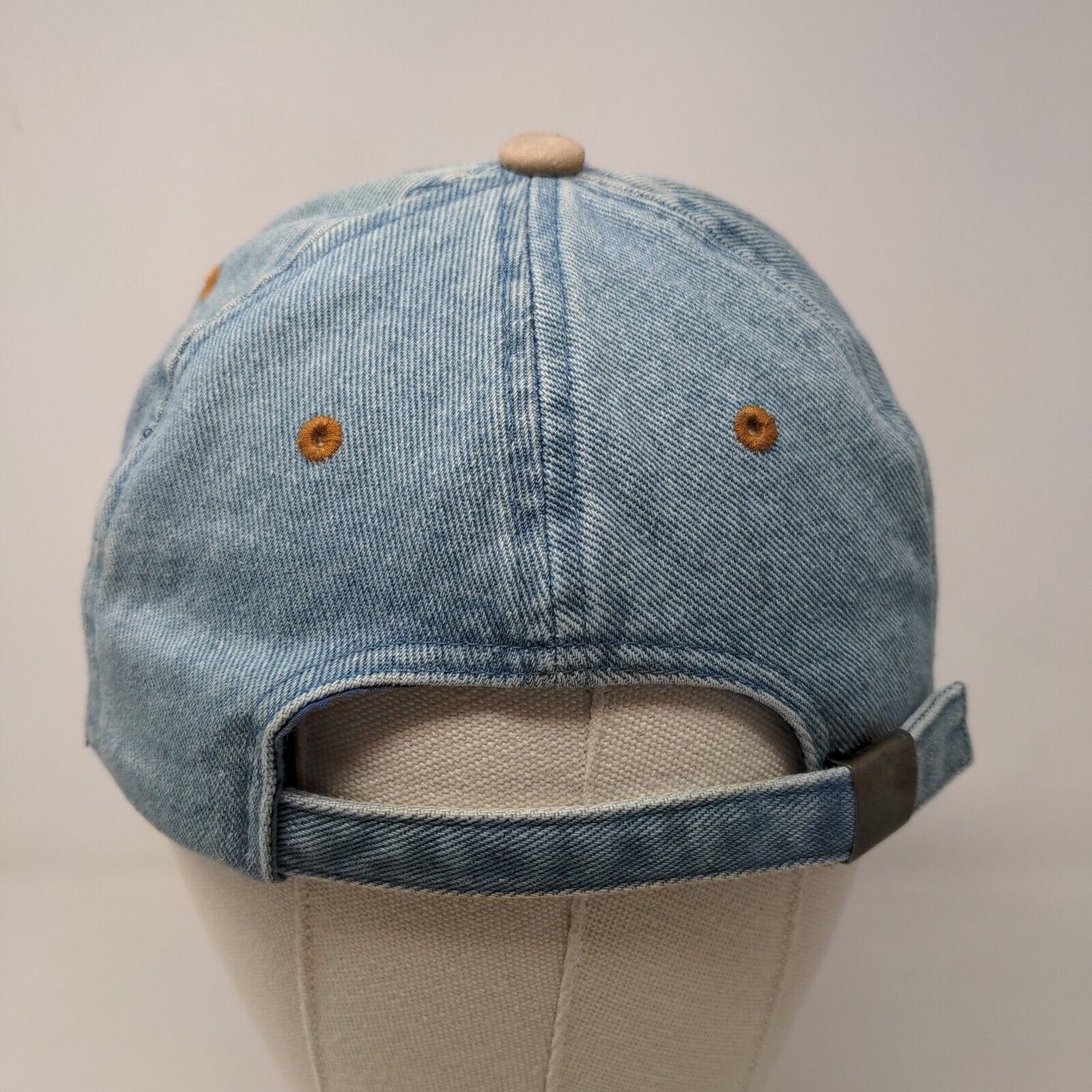 Unbranded Men's South of the Border Slideback Hat Blue Denim OSFA Embroidered