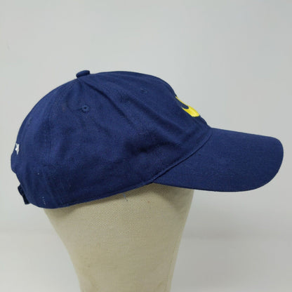 Sailor Moon Women's Strapback Hat Blue Embroidered Luna Moon Logo Anime Toei