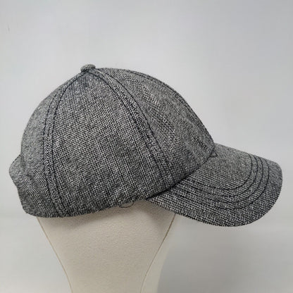 Unbranded Men's Strapback Hat Black Gray Size OS Blank Multifiber