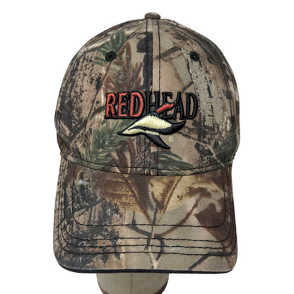 Redhead Men's Camo Strapback Hat Green Brown OSFM Embroidered Logo