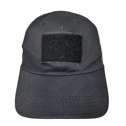 Voodoo Tactical Men's Strapback Hat Black Hook & Loop Patches Thrashed