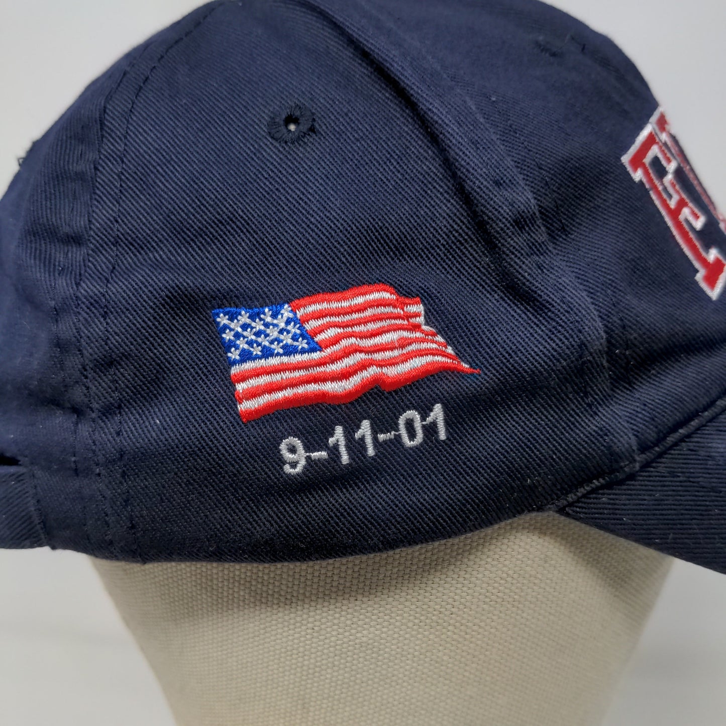 FDNY Mens Fire Department Slideback Hat Embroidered Logo 9-11 Memorial