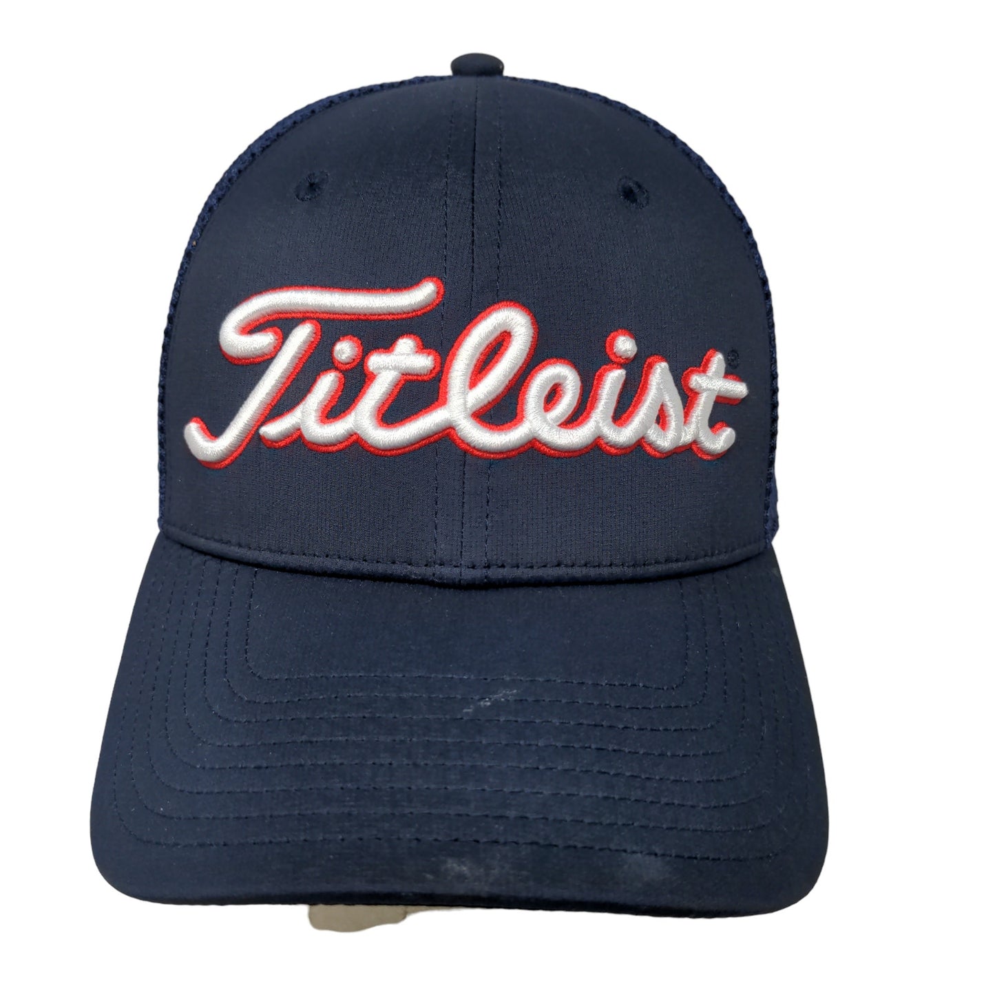 Titleist Golf Mens Slideback Mesh Back Hat Blue Embroidered Logo